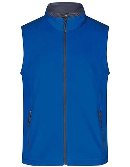 Męski bezrękawnik softshell James+Nicholson Promo