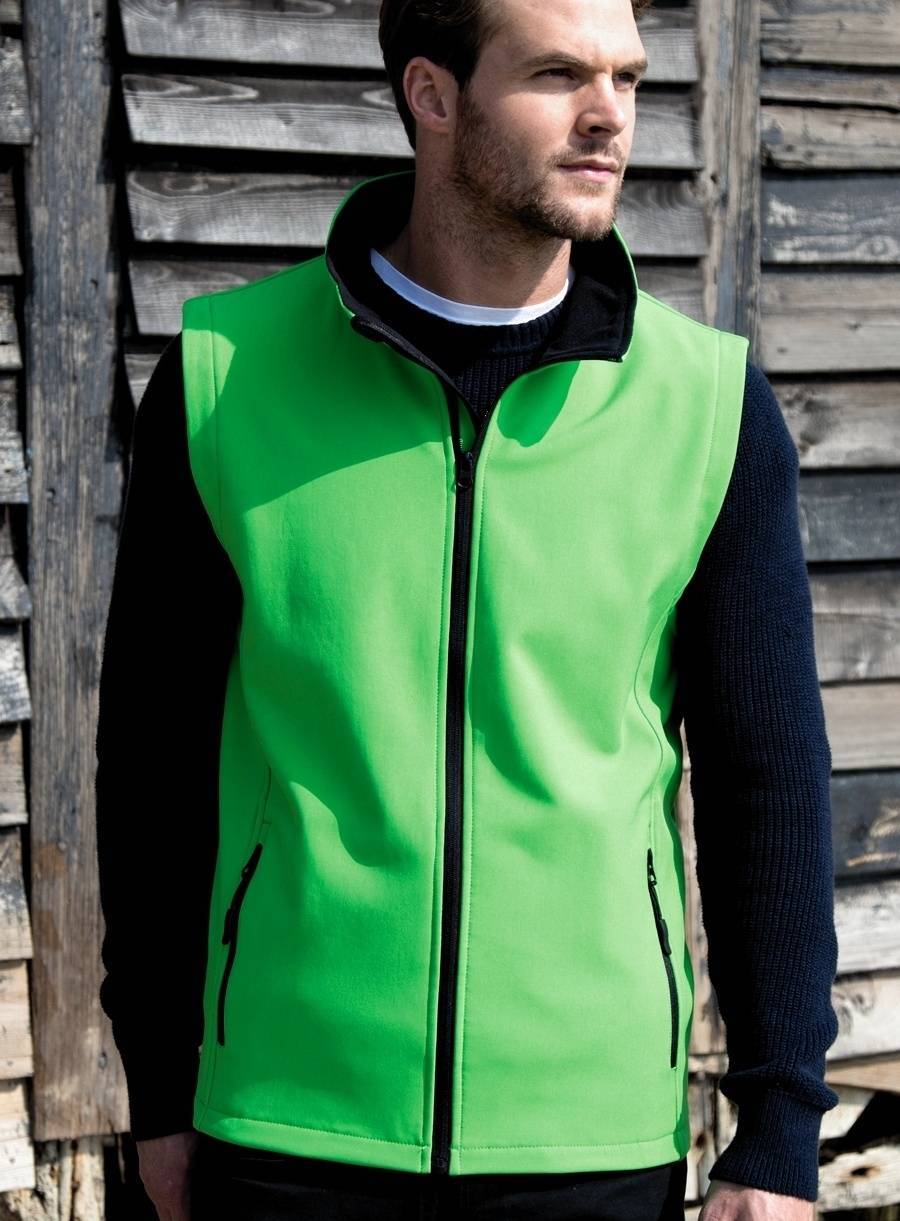 Męski bezrękawnik softshellowy Printable