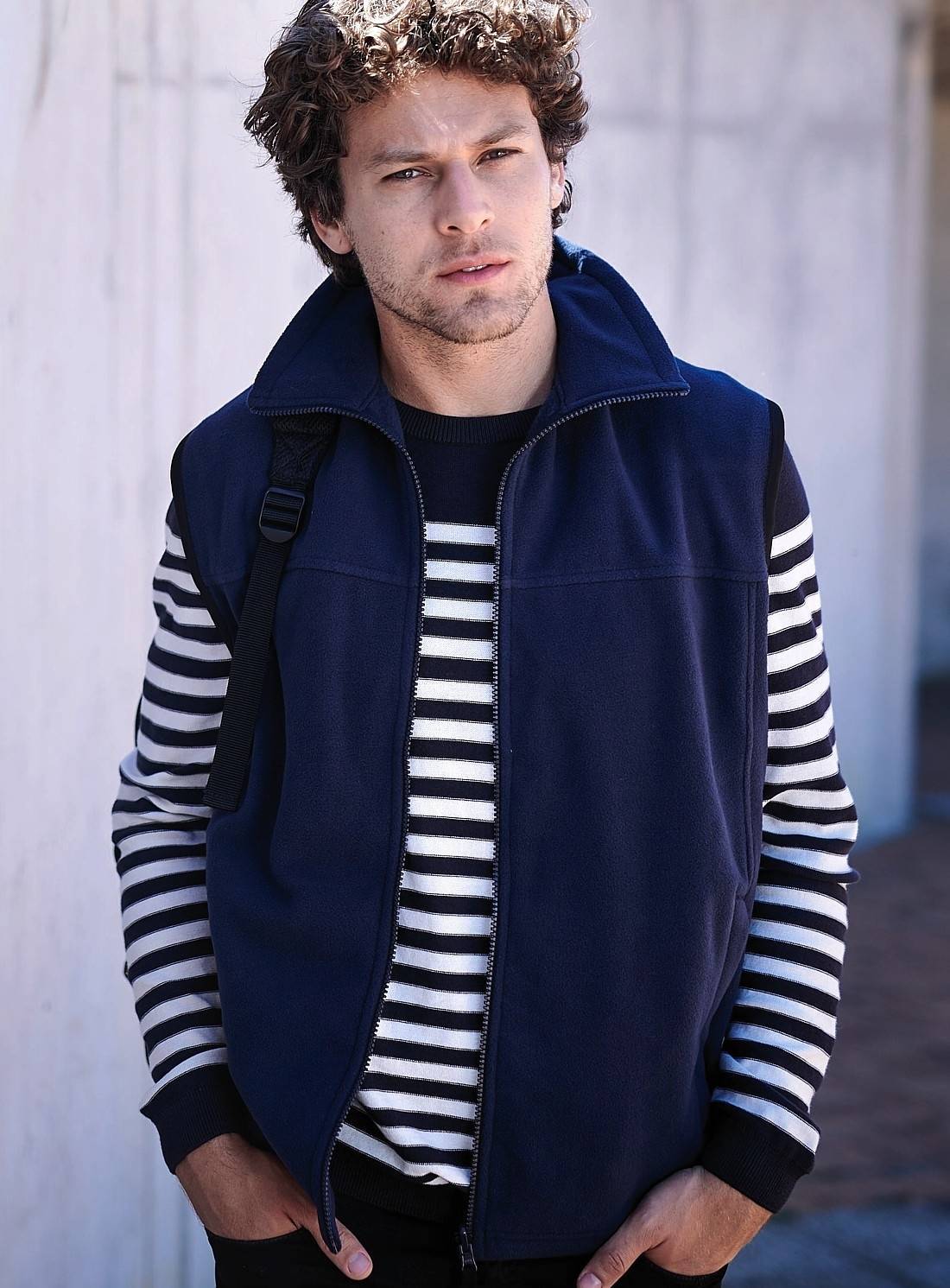 Męski bezrękawnik z polaru Haber