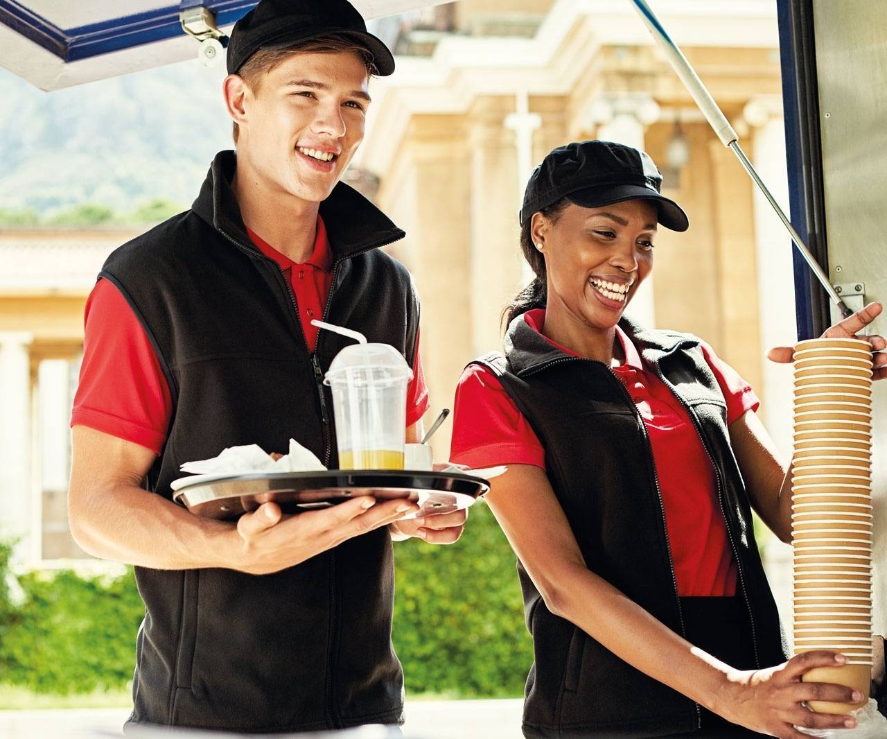 Męski bezrękawnik z polaru Haber