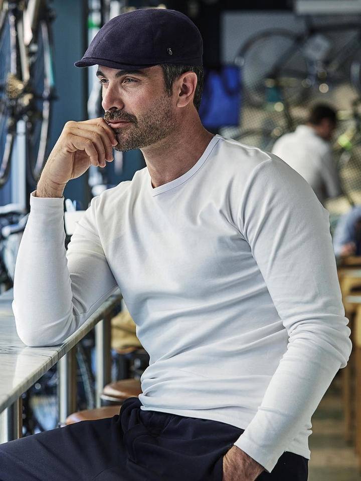 Męski Longsleeve Interlock T-Shirt