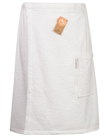 Męski ręcznik do sauny z regulowanym zapięciem i kieszenią