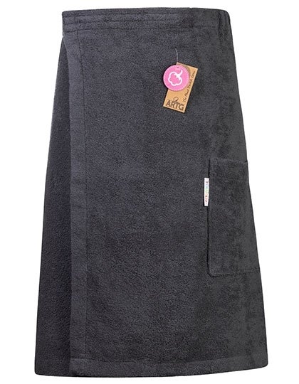 Męski ręcznik do sauny z regulowanym zapięciem i kieszenią