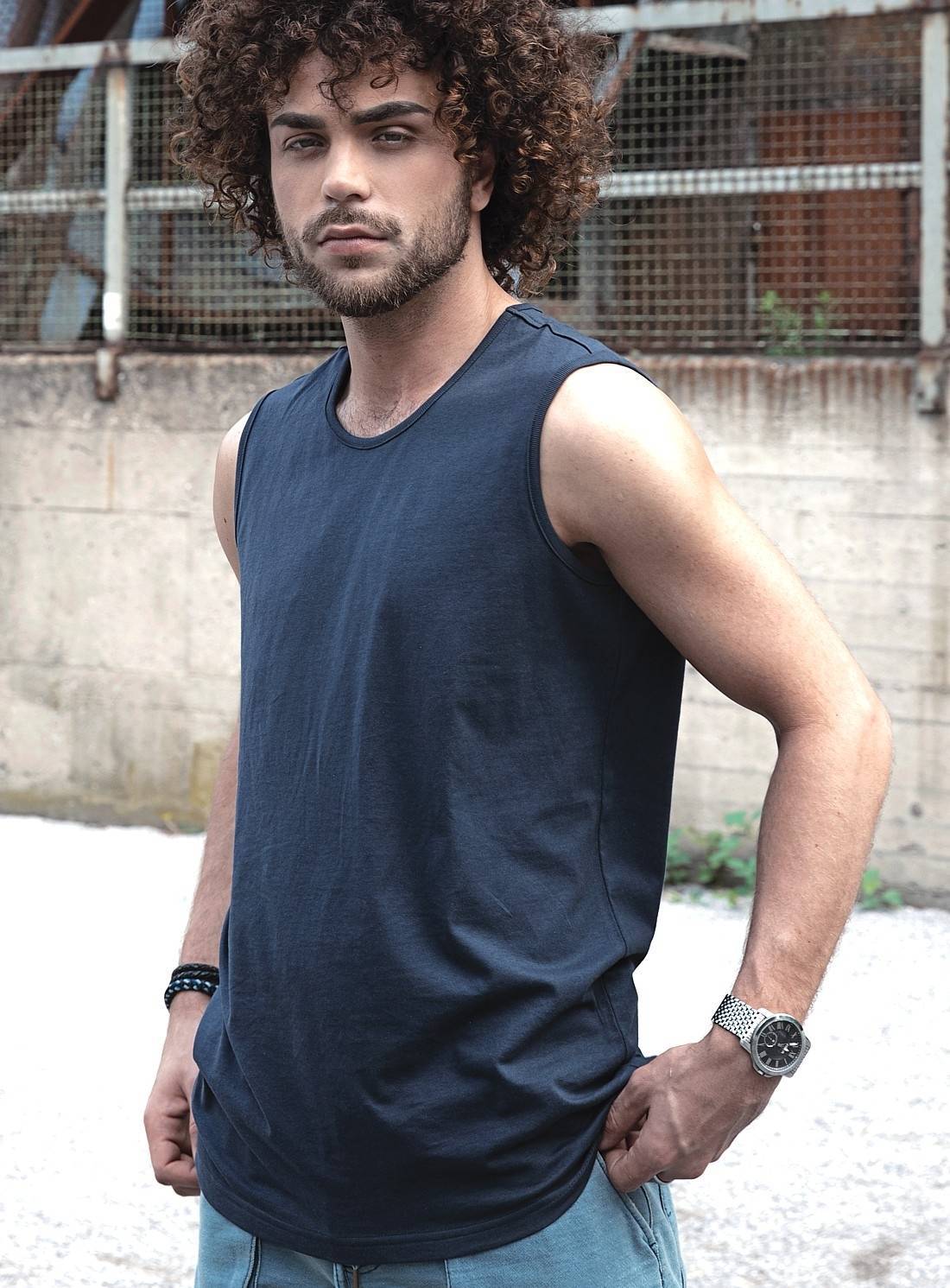 Męski T-shirt bez rękawków Miners Mate