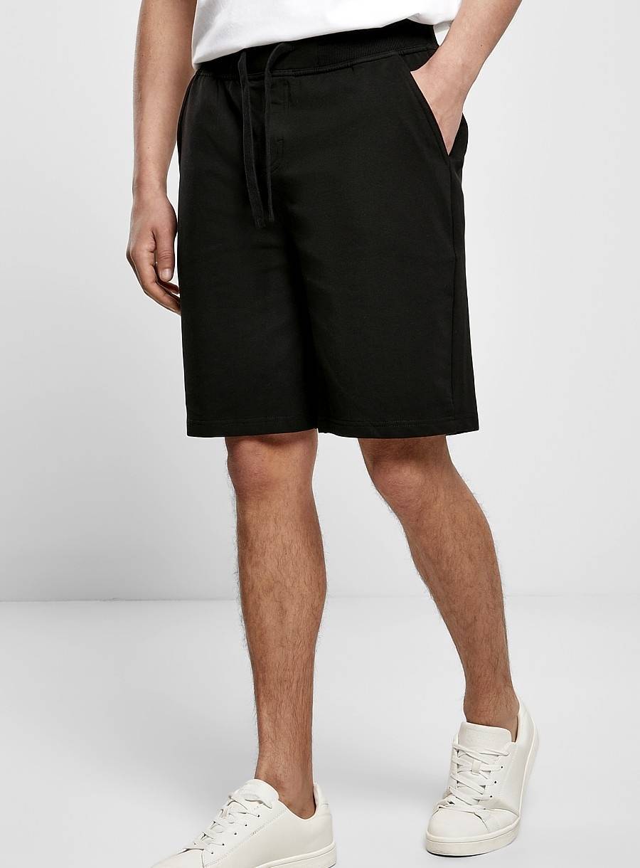 Męskie krótkie spodenki o luźnym kroju bez metki producenta