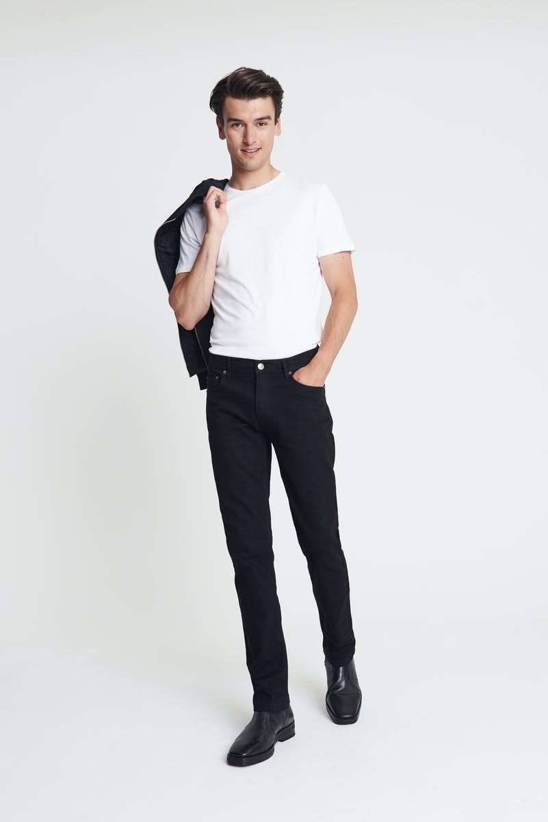 Męskie spodnie jeansowe Leo