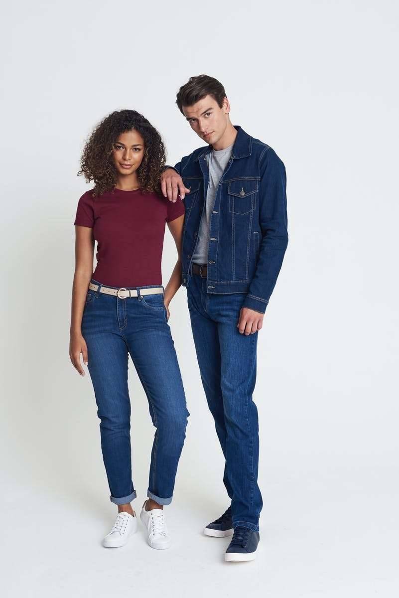 Męskie spodnie jeansowe Leo