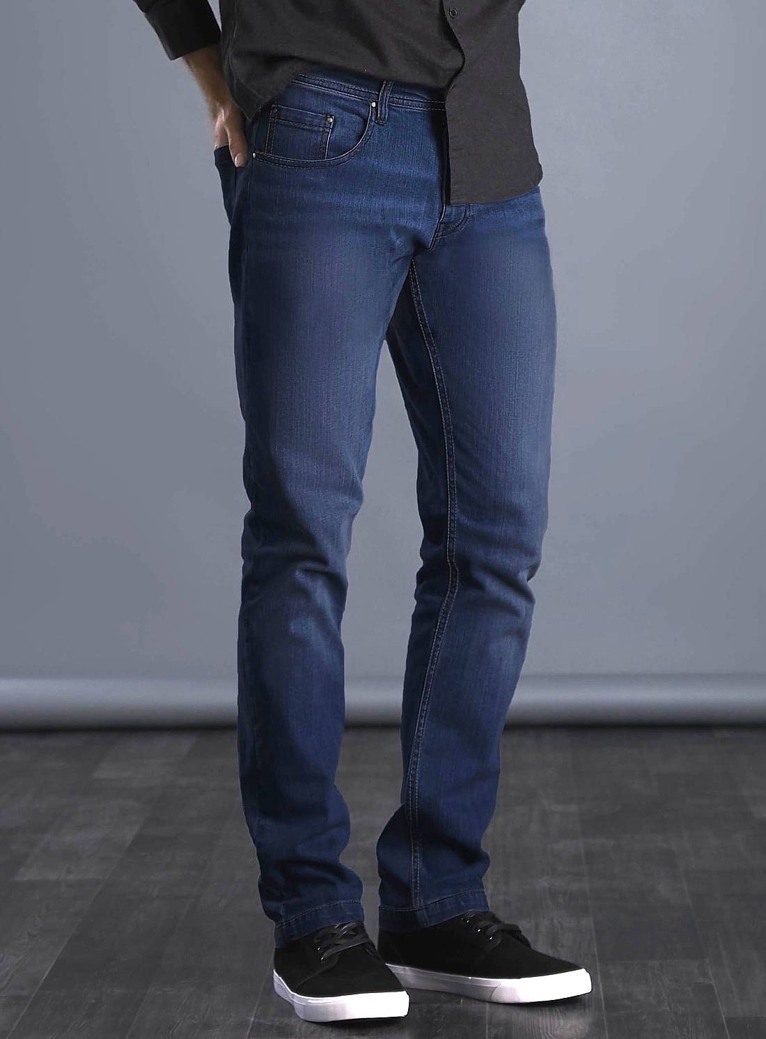 Męskie spodnie jeansowe Leo