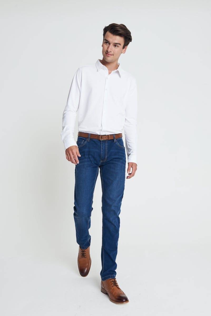 Męskie spodnie jeansowe Max Slim