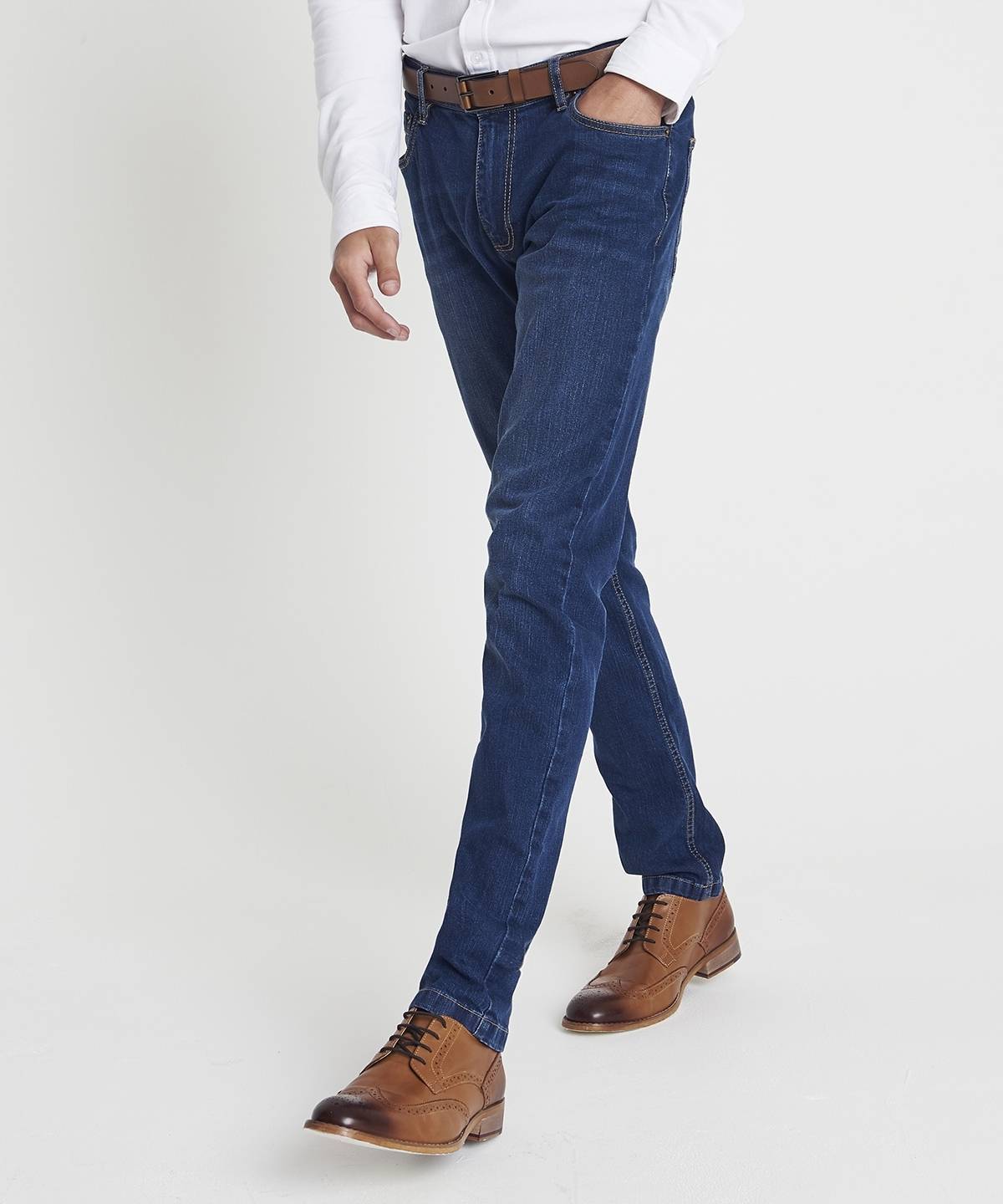 Męskie spodnie jeansowe Max Slim