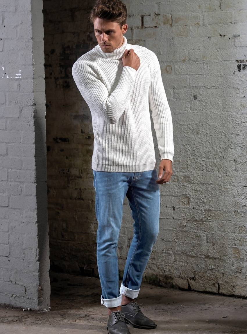 Męskie spodnie jeansowe Max Slim