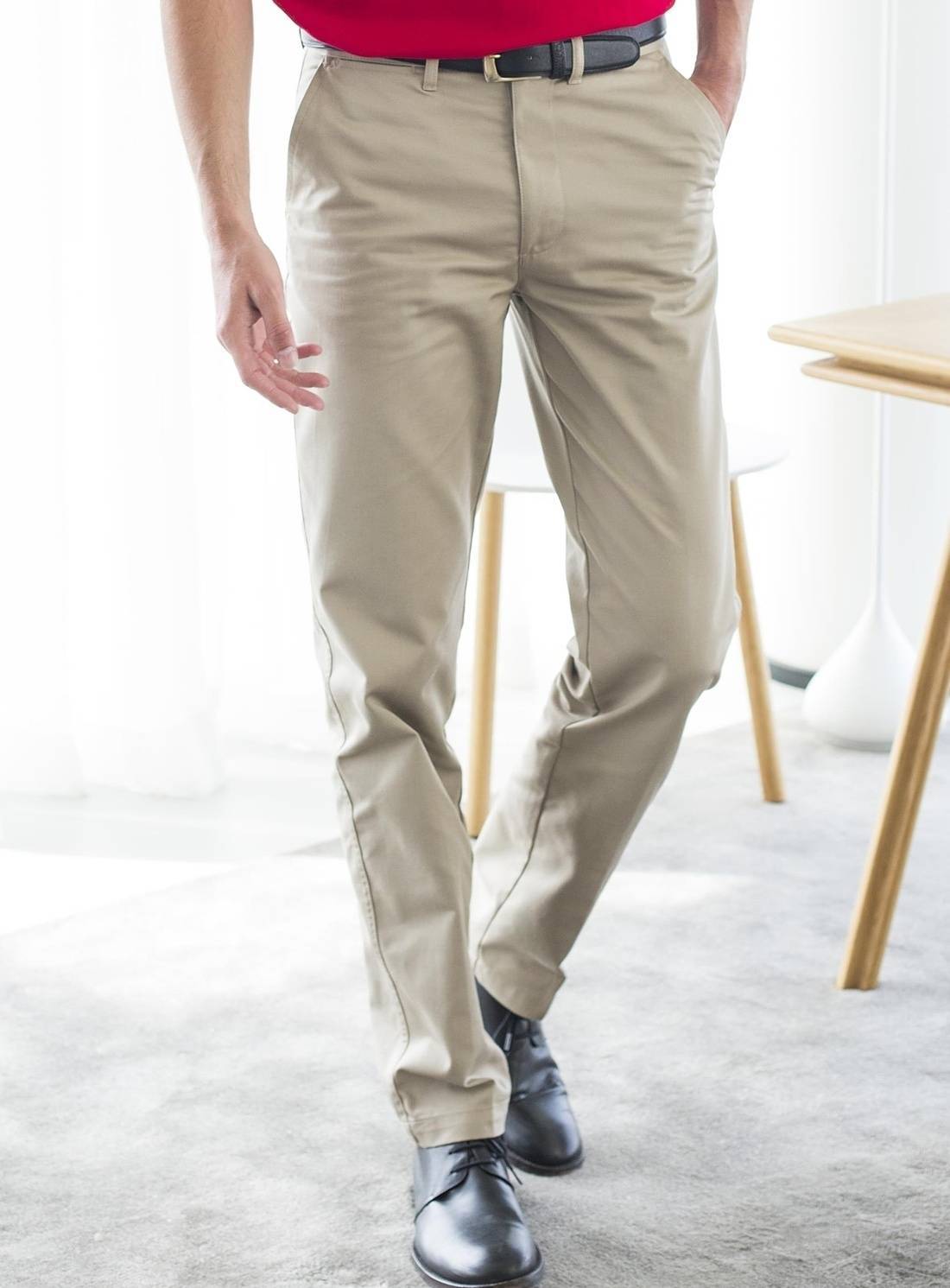 Męskie spodnie model Chino