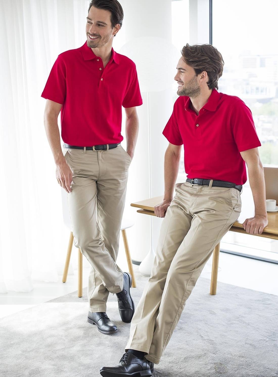 Męskie spodnie model Chino