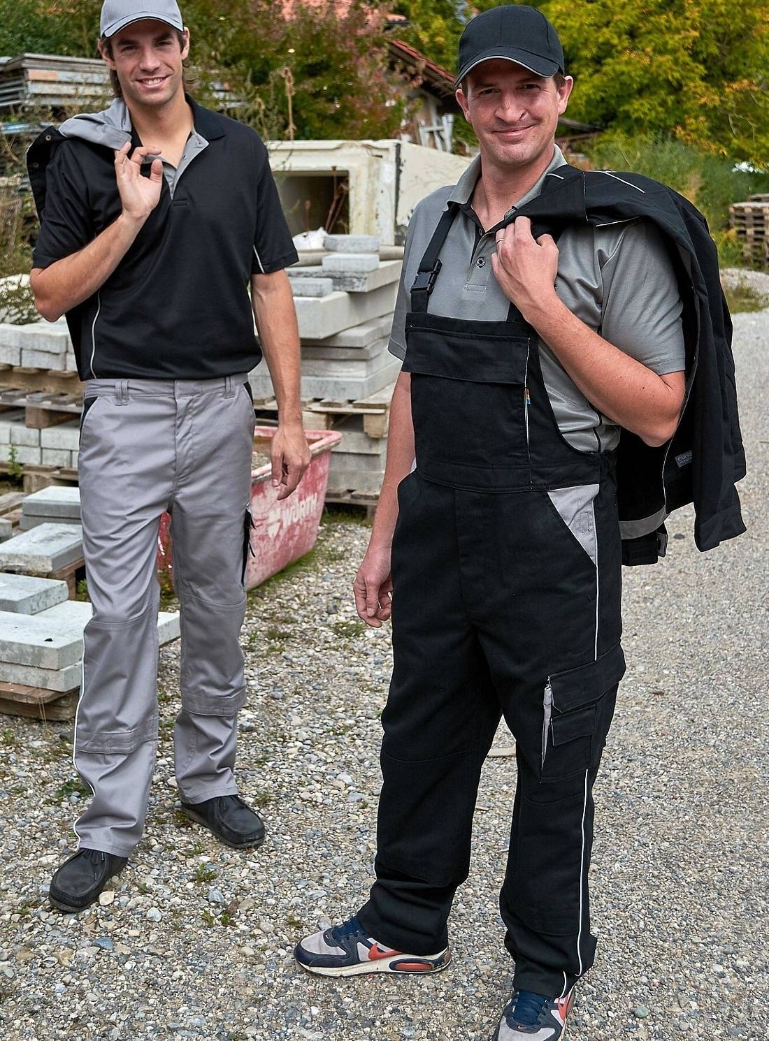 Męskie spodnie robocze dwukolorowe Carson