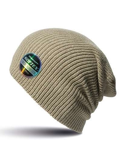 Miękka czapka zimowa o swobodnym kroju