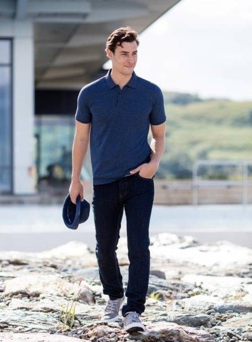 Modern Fit Cotton Microfine-Pique Polo Shirt