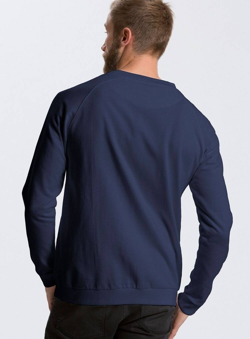 Modna bluza na zamek z bawełny organicznej Neutral