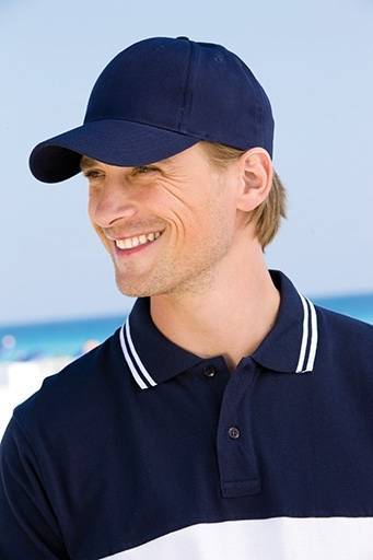 Modna czapka 6-panelowa Brushed