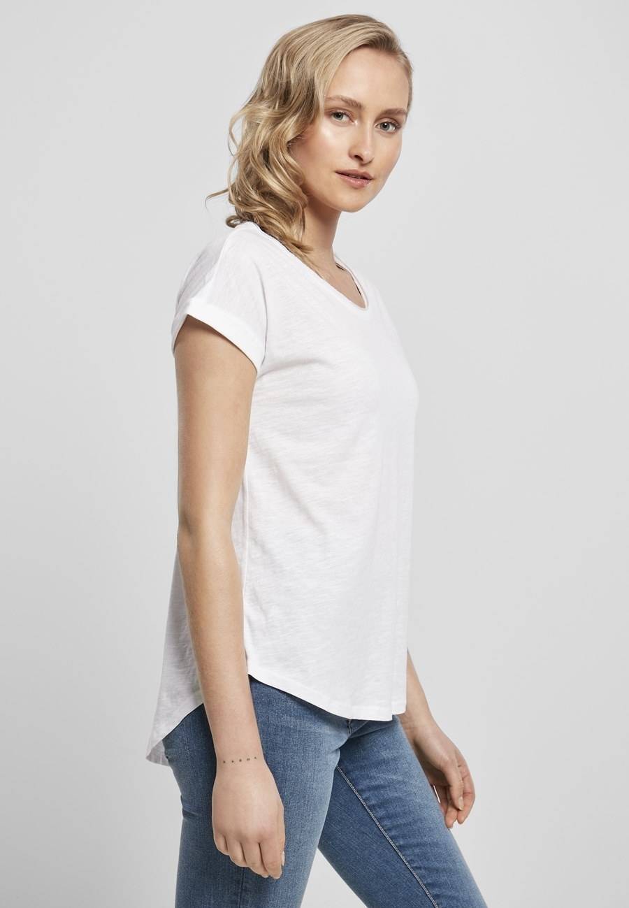 Modna koszulka damska Ladies Long Slub Tee