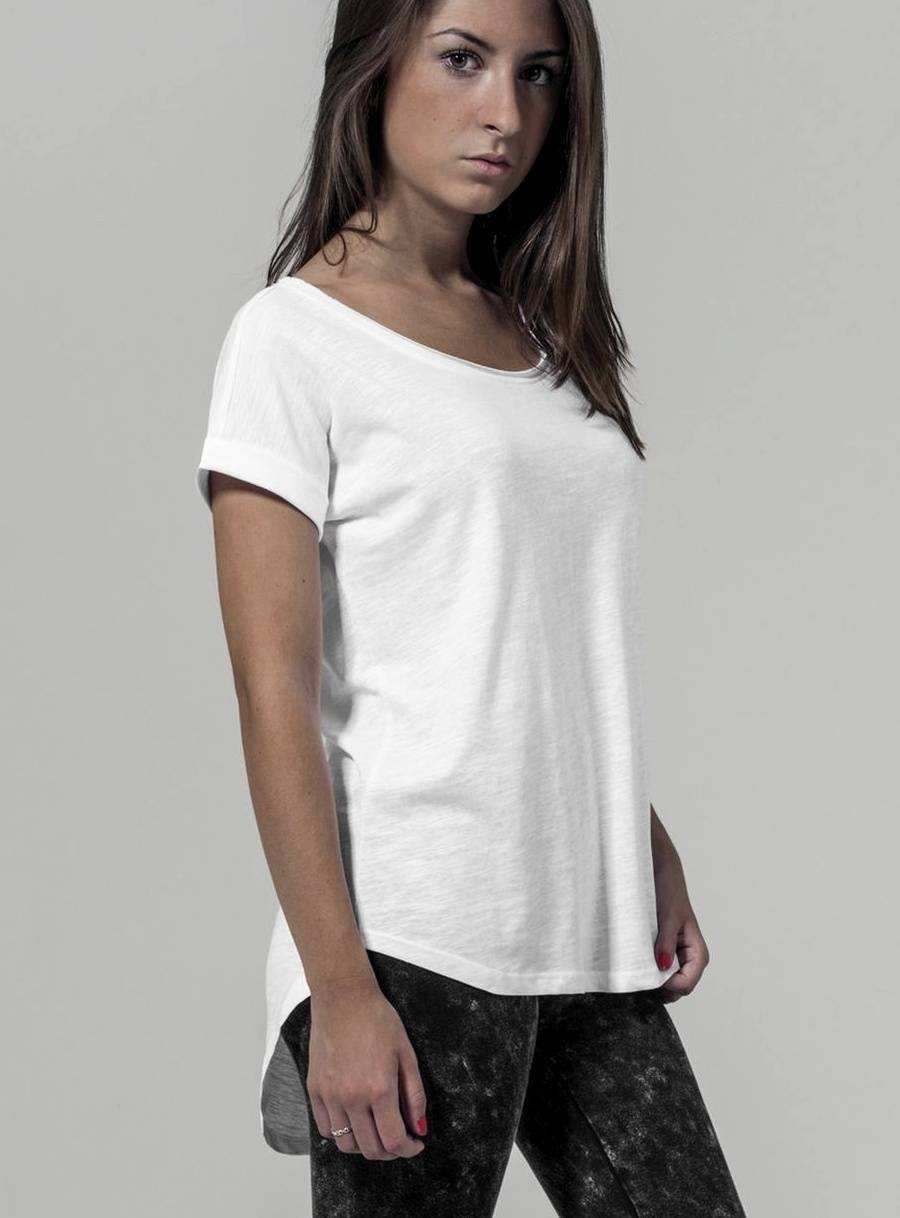 Modna koszulka damska Ladies Long Slub Tee