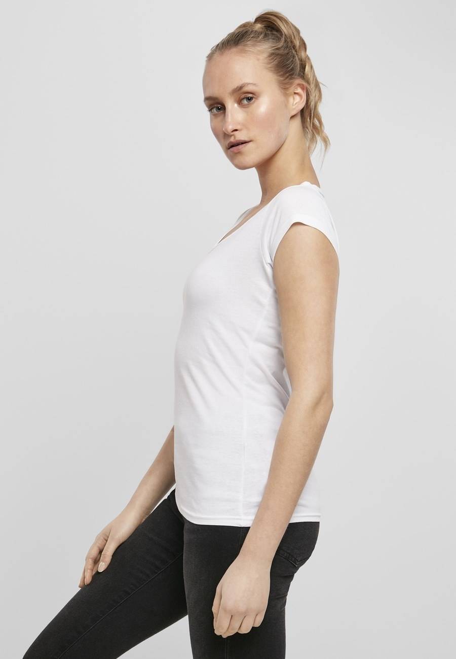 Modna koszulka damska z wycięcami Back Cut Tee