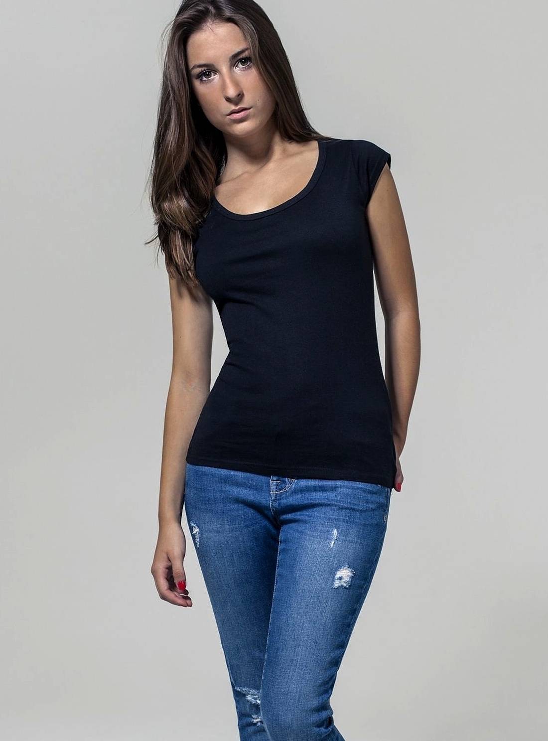 Modna koszulka damska z wycięcami Back Cut Tee