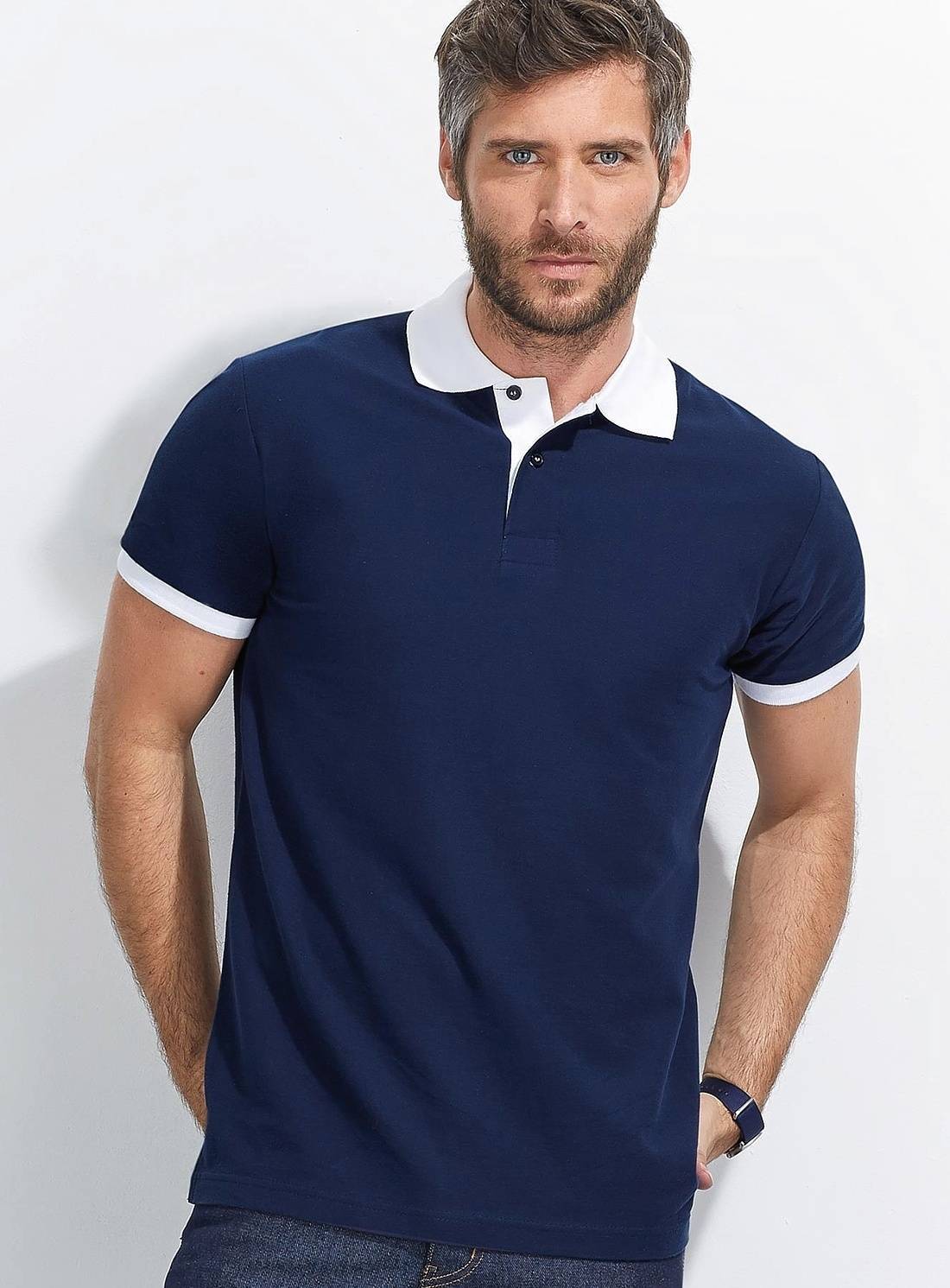 Modna koszulka polo model męski Prince