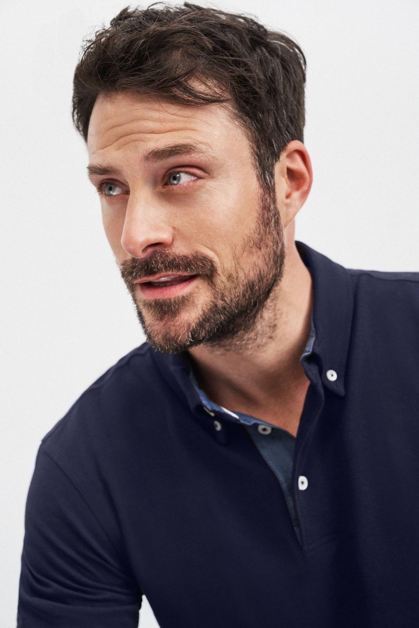 Modna koszulka polo Plain