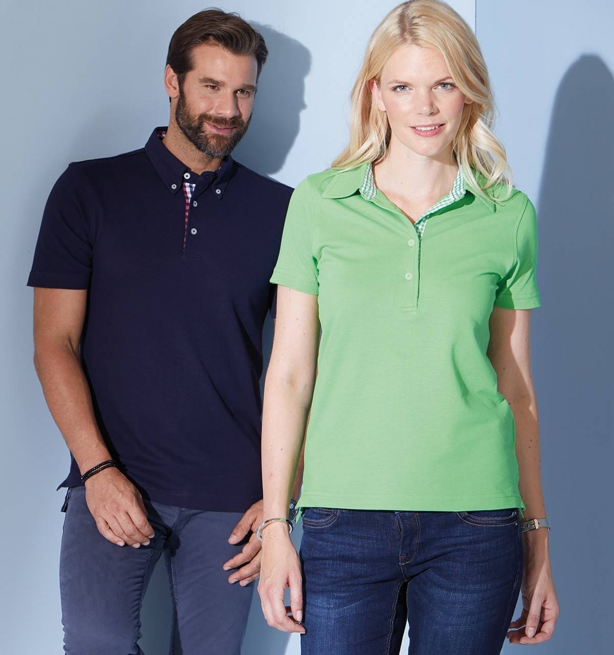 Modna koszulka polo Plain