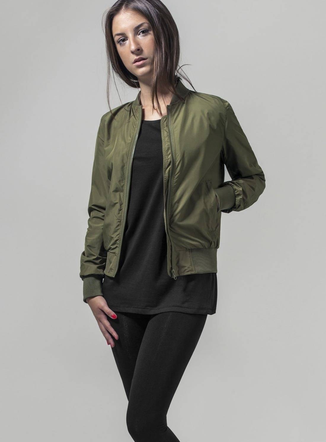 Modna kurtka damska Nylon Bomber