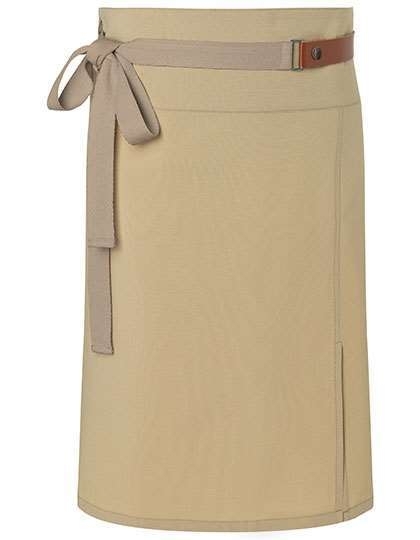 Modna zapaska kelnerska z kieszeniami, dodatki z naturalnej skóry