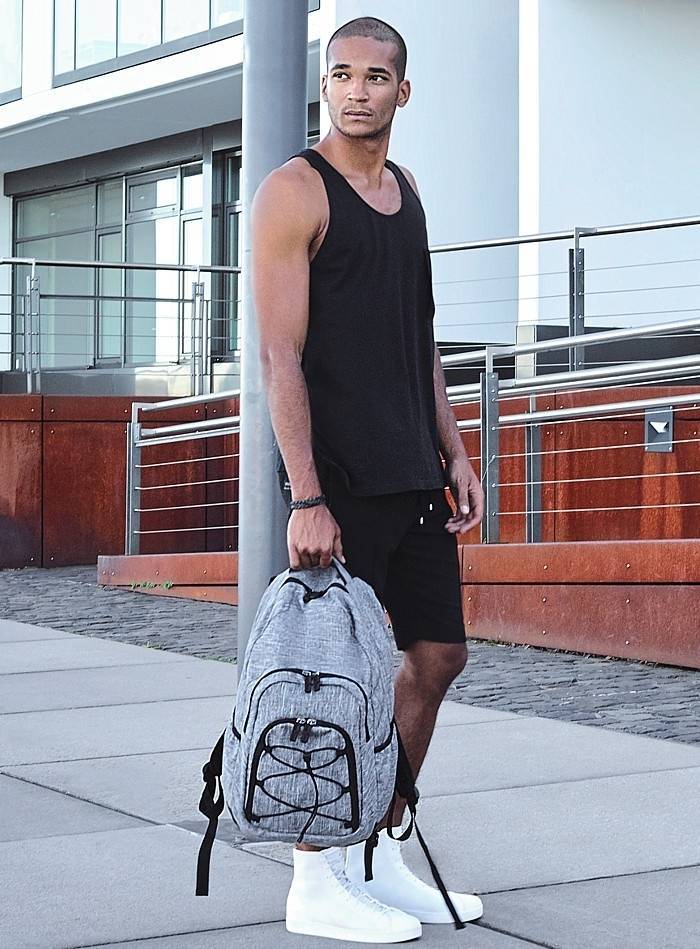 Modny plecak melanżowy z kieszenią na laptopa Bags2Go