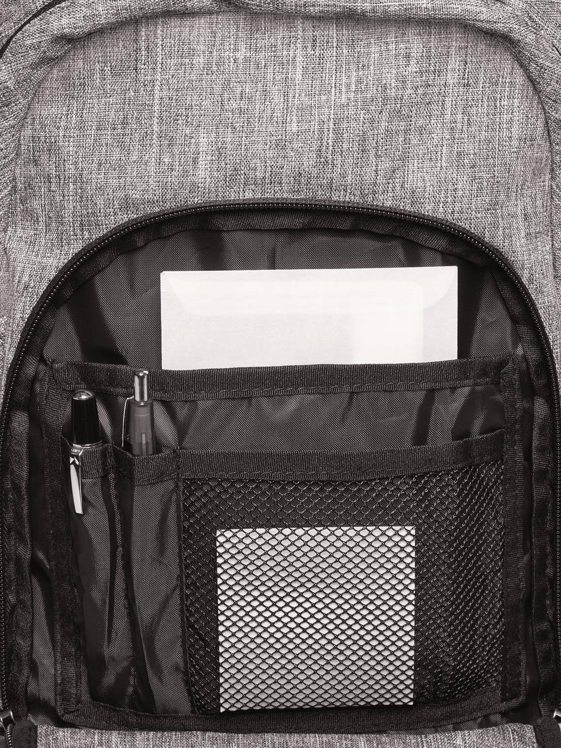 Modny plecak melanżowy z kieszenią na laptopa Bags2Go