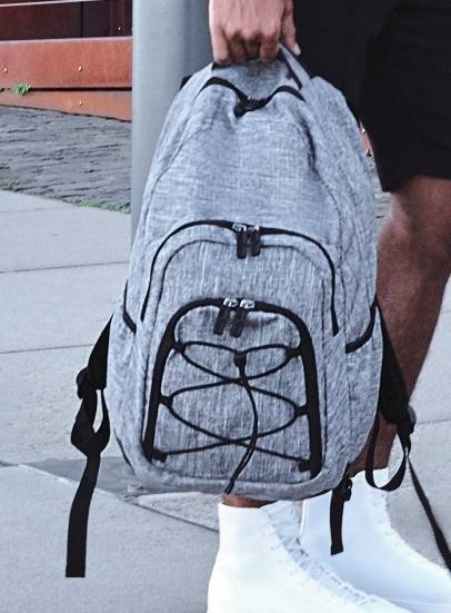 Modny plecak melanżowy z kieszenią na laptopa Bags2Go