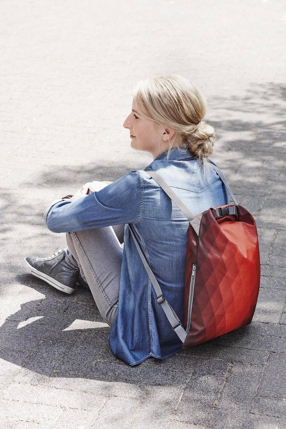 Modny plecak o diamentowej strukturze Halfar