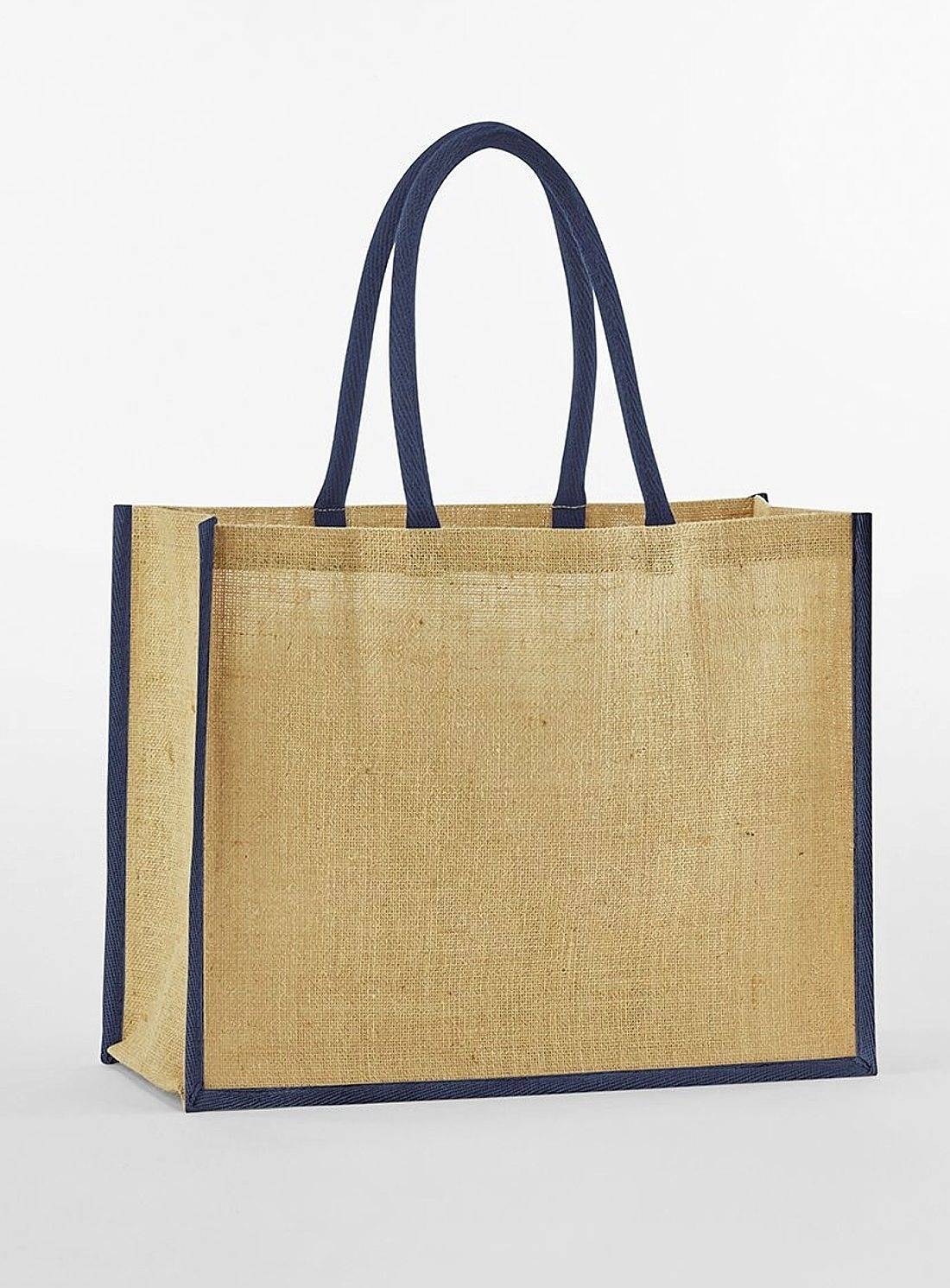 Natural Starched Jute Classic Shopper