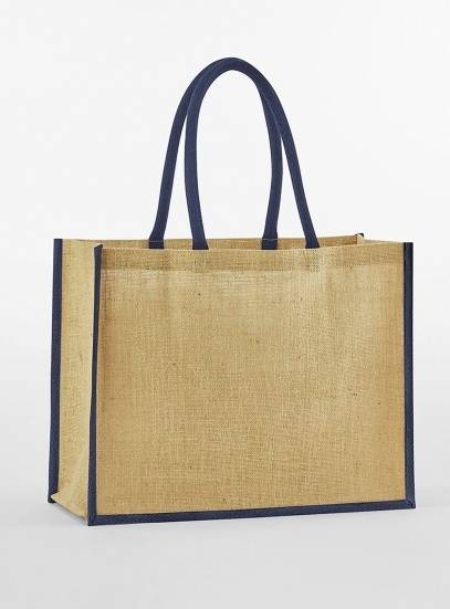 Natural Starched Jute Classic Shopper