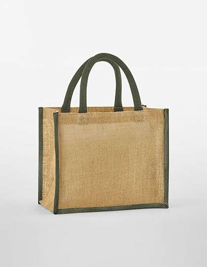 Natural Starched Jute Midi Bag