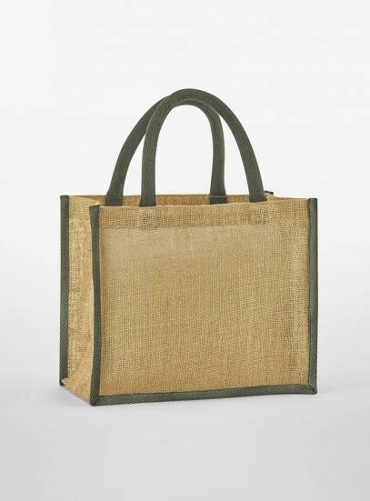 Natural Starched Jute Midi Bag