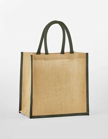 Natural Starched Jute Mini Gift Bag