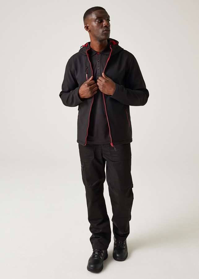 Navigate 2-Layer Hooded Softshell Jacket
