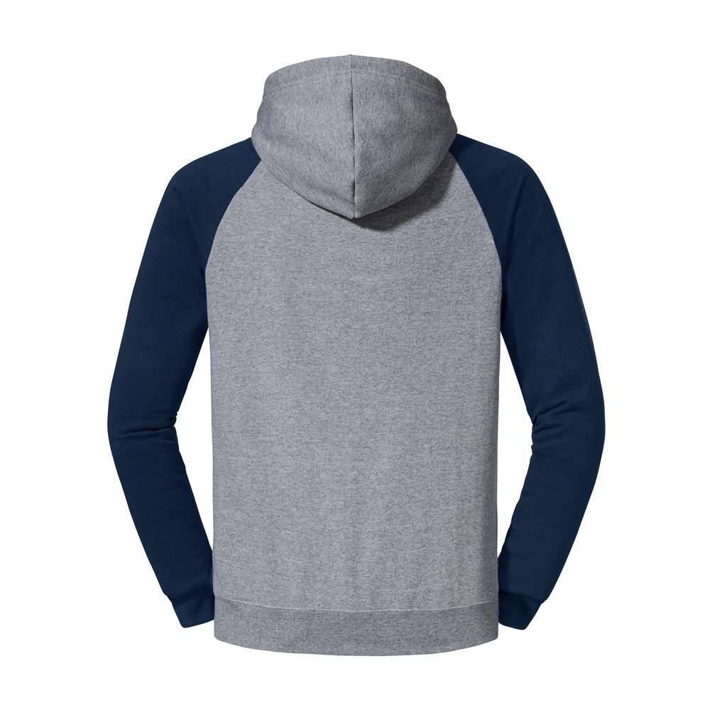 Nublend® Colour-Block Raglan Hooded Sweatshirt