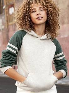 Nublend® Varsity Colour-Block Hooded Sweatshirt