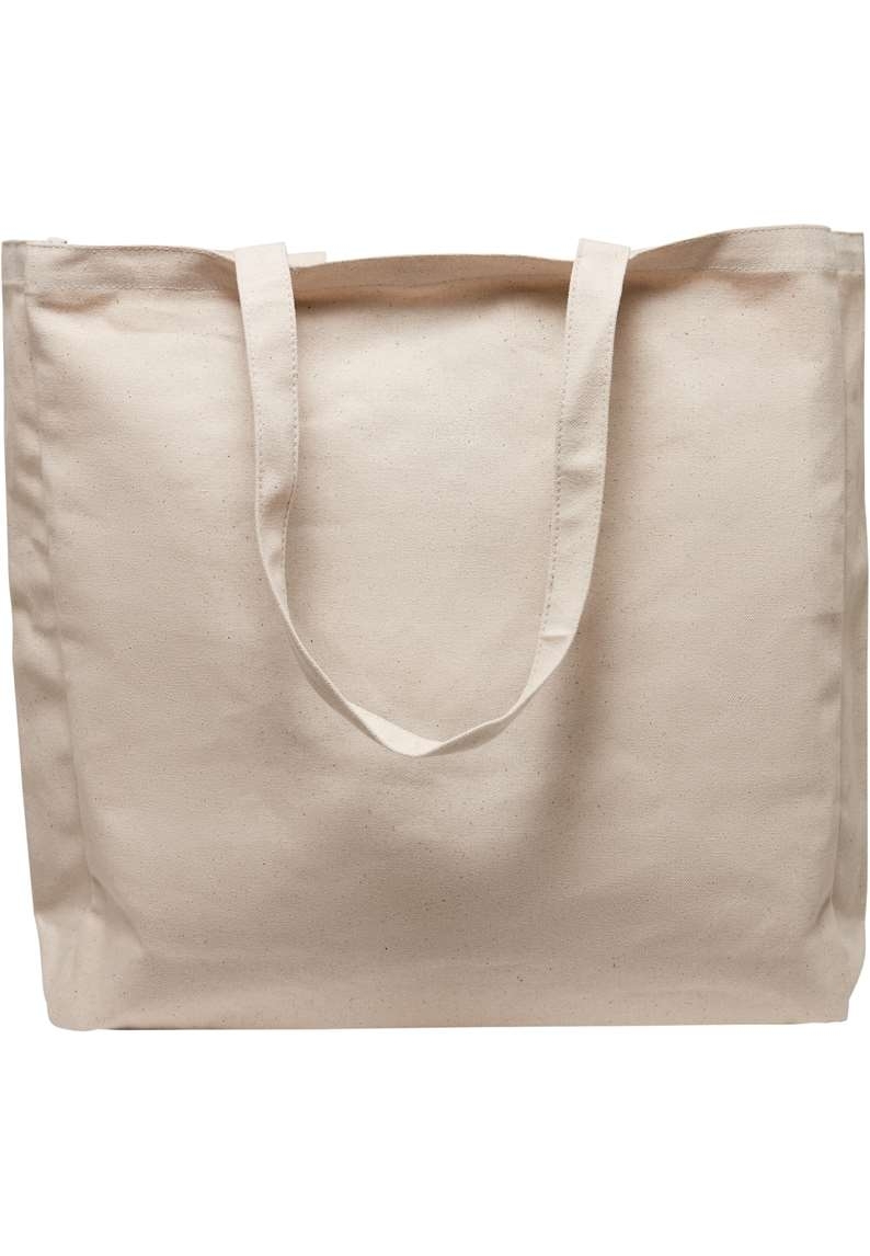 Obszerna torba na zakupy uszyta z bawełny