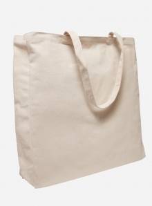 Obszerna torba na zakupy uszyta z bawełny