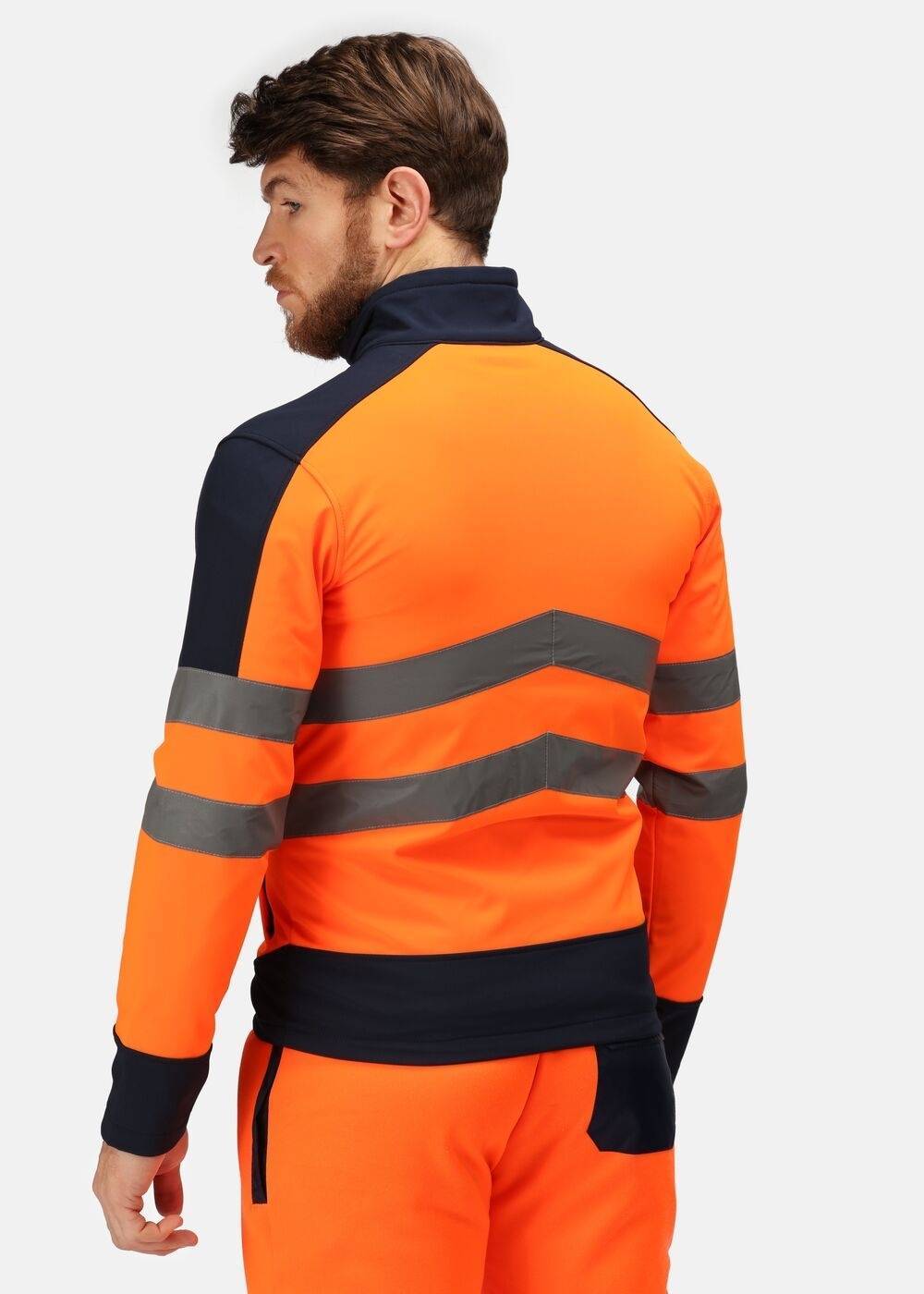 Odblaskowa kurtka robocza Regatta w technologii softshell