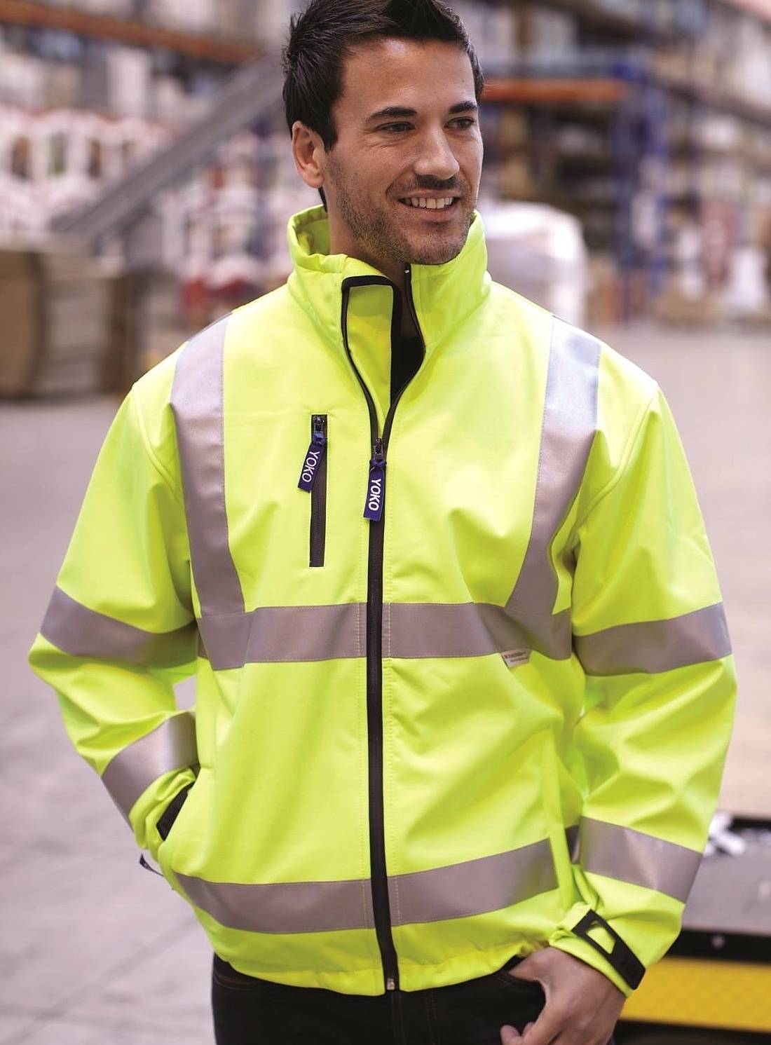 Odblaskowa kurtka softshell Bands & Braces