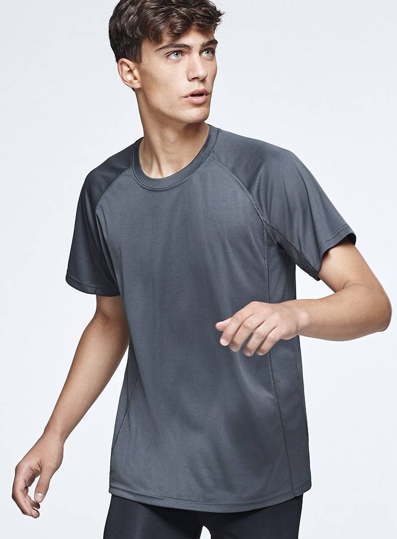 Oddychająca koszulka z raglanowymi rękawkami