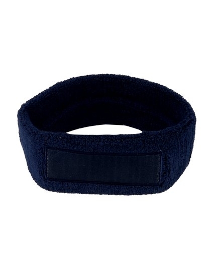 Opaska frotka na czoło z label