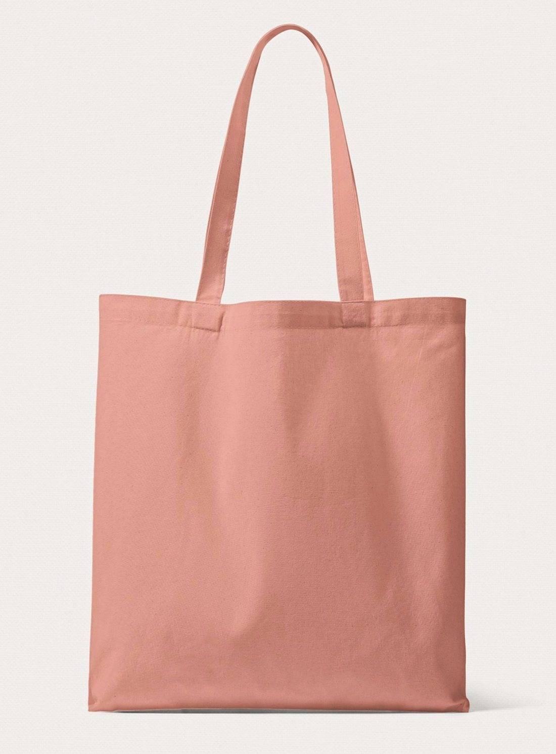 Organic Canvas Carrier Bag Long Handle London 01